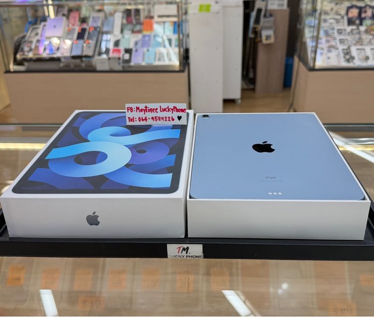 มีระบบผ่อน แบต100iPad Air4 ความจุ 256GB WiFi สีฟ้า เครื่องสวย  รูปที่ 2