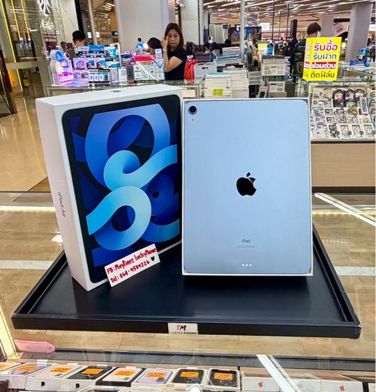 Apple 256 GB มีระบบผ่อน แบต100iPad Air4 ความจุ 256GB WiFi สีฟ้า เครื่องสวย 