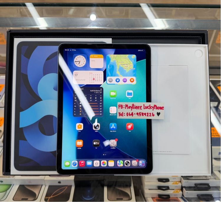 มีระบบผ่อน แบต100iPad Air4 ความจุ 256GB WiFi สีฟ้า เครื่องสวย  รูปที่ 9