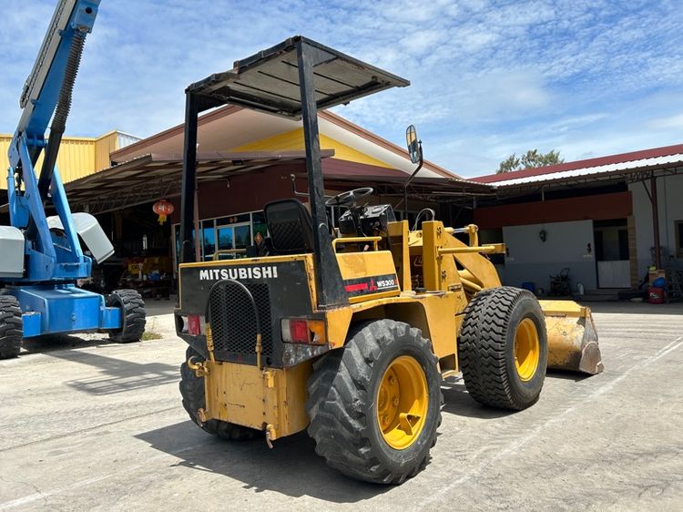 รถตักล้อยาง MITSUBISHI   รุ่น WS300A บุ้งกี๋ 0.5 คิว ยกสูง 3 เมตร รถเก่านอกนำเข้า  รูปที่ 10