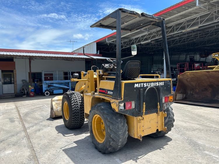 รถตักล้อยาง MITSUBISHI   รุ่น WS300A บุ้งกี๋ 0.5 คิว ยกสูง 3 เมตร รถเก่านอกนำเข้า  รูปที่ 12