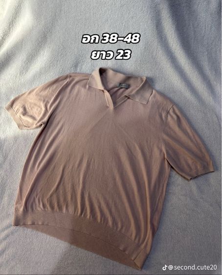 เสื้อไหมพรมแขนสั้น งานเกาหลี รูปที่ 5
