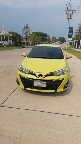 Toyota Yaris 2018 1.2 G Sedan เบนซิน LPG เกียร์อัตโนมัติ เขียว รูปที่ 2