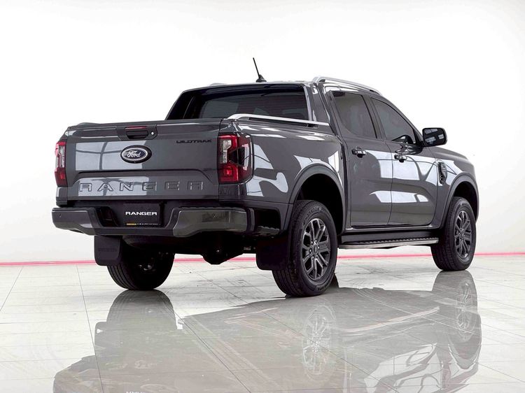 Ford Ranger 2024 2.0 Bi-Turbo Hi-Rider Wildtrak Pickup ดีเซล ไม่ติดแก๊ส เกียร์อัตโนมัติ เทา รูปที่ 4