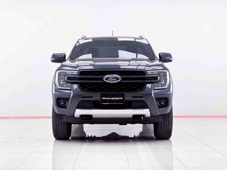 Ford Ranger 2024 2.0 Bi-Turbo Hi-Rider Wildtrak Pickup ดีเซล ไม่ติดแก๊ส เกียร์อัตโนมัติ เทา รูปที่ 3