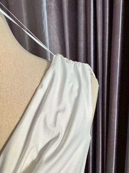 HM Satin Crop Top Tank White XL with tag รูปที่ 6