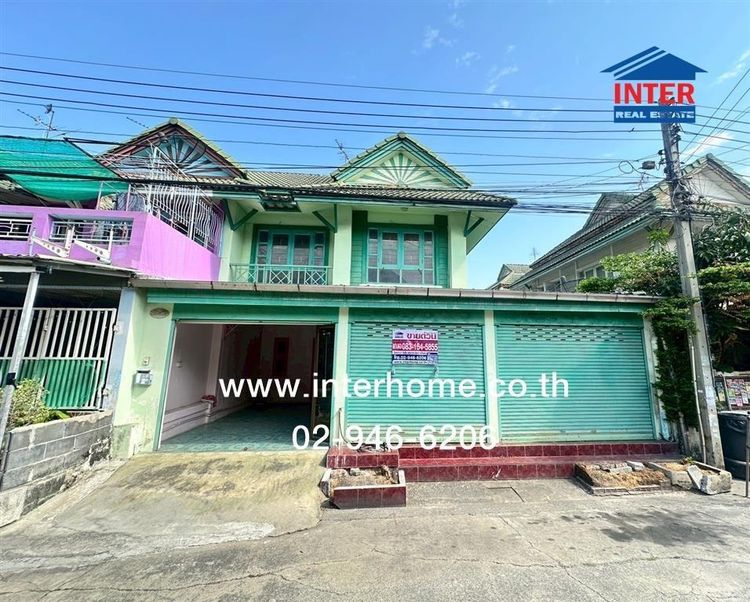 ทาวน์เฮ้าส์ 2 ชั้น 26.9 ตร.ว. หมู่บ้านพฤกษา12 รังสิต - คลอง3 ถนนรังสิต-นครนายก ถนนเลียบคลองสาม คลองหลวง ปทุมธานี
