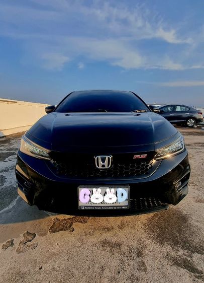Honda City 2022 1.0 RS Sedan เบนซิน ไม่ติดแก๊ส เกียร์อัตโนมัติ ดำ รูปที่ 2