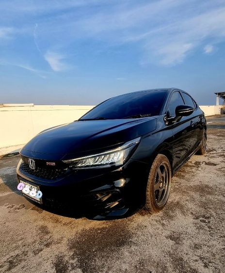 Honda City 2022 1.0 RS Sedan เบนซิน ไม่ติดแก๊ส เกียร์อัตโนมัติ ดำ รูปที่ 3