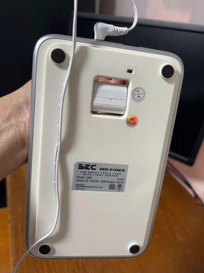 โคมไฟ BEC DER 516W พร้อมแท่นชาร์จไร้สาย สภาพใหม่ ใช้น้อย รูปที่ 5