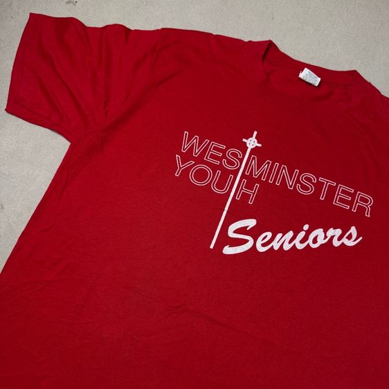 เสื้อยืดผ้าบาง 80s Velva Sheen made in USA Size XL รูปที่ 4