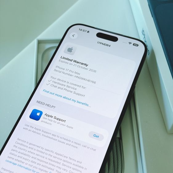 iPhone 17 Pro Max ความจุ 256 GB สี Deep blue สีน้ำเงินเข้ม เครื่องใหม่มากๆ ประกันเหลือ รูปที่ 6