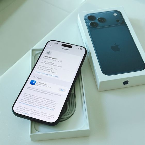 iPhone 17 Pro Max ความจุ 256 GB สี Deep blue สีน้ำเงินเข้ม เครื่องใหม่มากๆ ประกันเหลือ รูปที่ 10