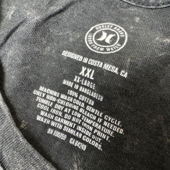 เสื้อยืด Hurley Skateboard Size XXL รูปที่ 6