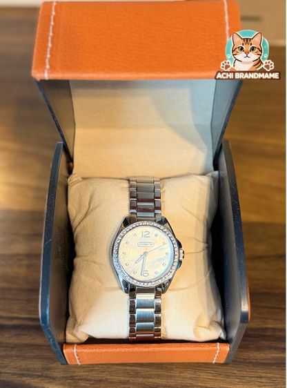 เงิน นาฬิกาข้อมือCoachของแท้มือสอง