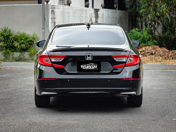 Honda Accord 2020 2.0 Hybrid Tech Sedan ไฮบริด ไม่ติดแก๊ส เกียร์อัตโนมัติ ดำ รูปที่ 4