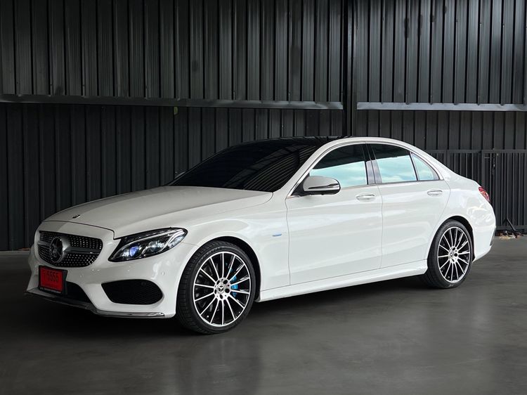 Mercedes-Benz C-Class 2017 C350 Sedan ปลั๊กอินไฮบริด (PHEV) ไม่ติดแก๊ส เกียร์อัตโนมัติ ขาว