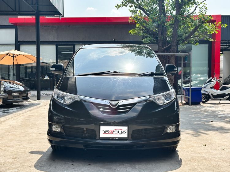 Toyota Estima 2009 2.4 Hybrid E-Four 4WD Utility-car ไฮบริด เกียร์อัตโนมัติ ดำ รูปที่ 2