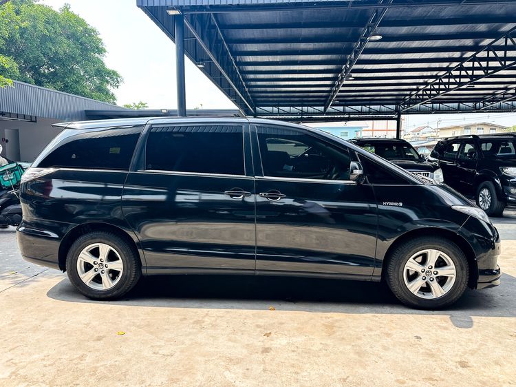 Toyota Estima 2009 2.4 Hybrid E-Four 4WD Utility-car ไฮบริด เกียร์อัตโนมัติ ดำ รูปที่ 4