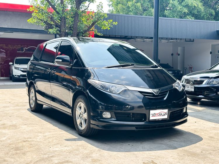 Toyota Estima 2009 2.4 Hybrid E-Four 4WD Utility-car ไฮบริด เกียร์อัตโนมัติ ดำ รูปที่ 3