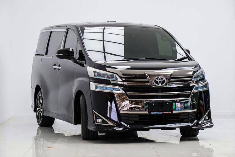 Toyota Vellfire 2019 2.5 Z G Edition Van เบนซิน ไม่ติดแก๊ส เกียร์อัตโนมัติ ดำ รูปที่ 2