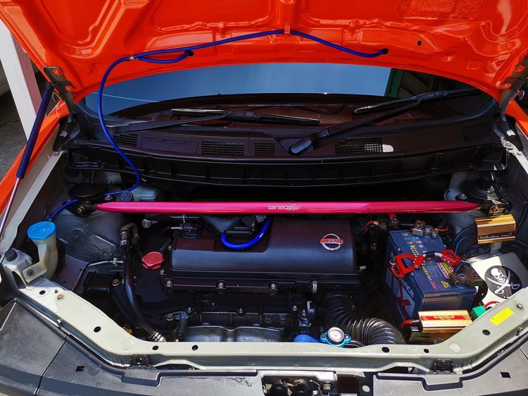 Nissan Cube 2010 1.4 2003 Sedan เบนซิน ไม่ติดแก๊ส เกียร์อัตโนมัติ ส้ม รูปที่ 4