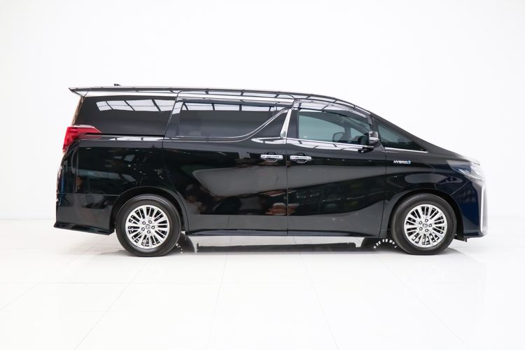 Toyota Alphard 2020 2.5 Hybrid SR E-Four 4WD Van ไฮบริด ไม่ติดแก๊ส เกียร์อัตโนมัติ ดำ รูปที่ 4