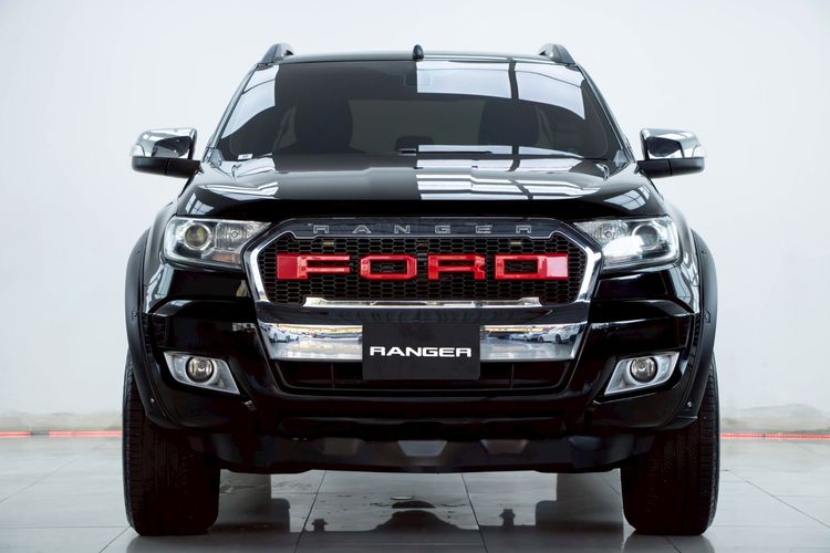 Ford Ranger 2018 2.2 Hi-Rider XLT Pickup ดีเซล ไม่ติดแก๊ส เกียร์อัตโนมัติ ดำ รูปที่ 4