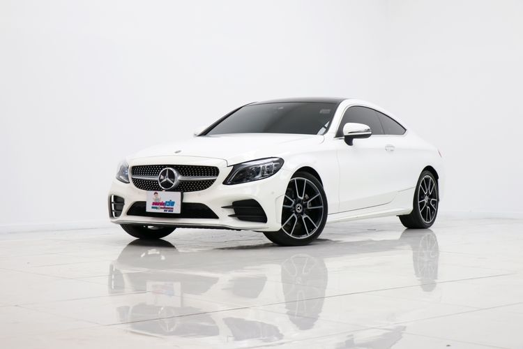 Mercedes-Benz C-Class 2021 C200 Sedan เบนซิน ไม่ติดแก๊ส เกียร์อัตโนมัติ ขาว