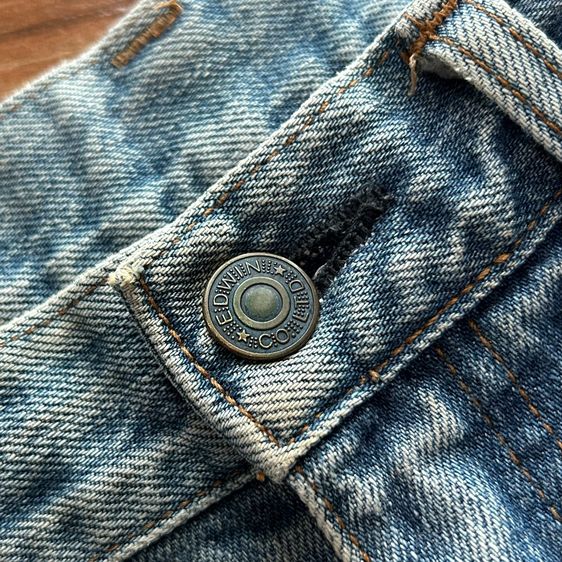 👖Made in Japan ★กางเกงยีนส์ EDWIN 403X ★ของแท้  รุ่น 403X EXTRA EXTREME Regular Straight Denim Jeans รูปที่ 7