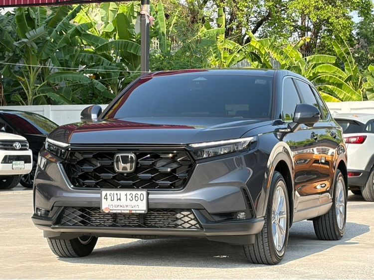 Honda CR-V 2023 1 5 Turbo EL 4WD Utility-car เบนซิน ไม่ติดแก๊ส เกียร์อัตโนมัติ เทา รูปที่ 3