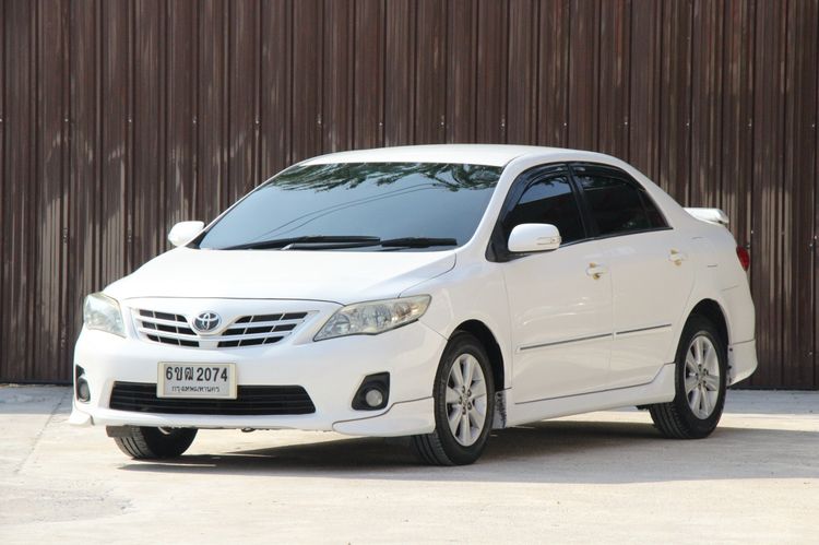Toyota Altis 2012 1.6 E CNG Sedan เบนซิน NGV เกียร์อัตโนมัติ ขาว รูปที่ 3