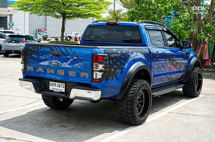 Ford Ranger 2019 2.2 Hi-Rider XLT Pickup ดีเซล ไม่ติดแก๊ส เกียร์อัตโนมัติ น้ำเงิน รูปที่ 4