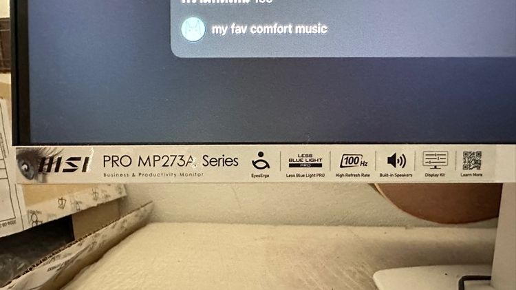 จอมอนิเตอร์ MSI MONITOR PRO MP273AW (IPS 100Hz Speaker White) รูปที่ 4