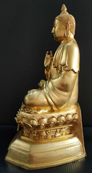 พระศรีศากยมุนีพุทธเจ้า สธ วัดมังกรกมลาวาส (เล่งเน่ยยี่)  5 นิ้ว รูปที่ 8