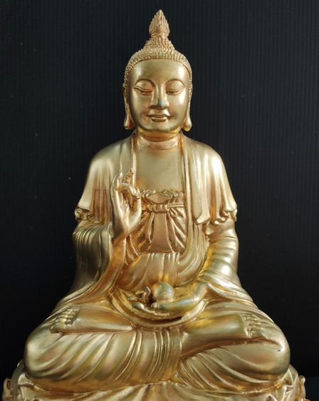 พระศรีศากยมุนีพุทธเจ้า สธ วัดมังกรกมลาวาส (เล่งเน่ยยี่)  5 นิ้ว รูปที่ 9