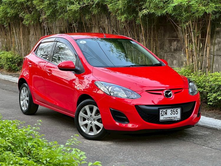Mazda Mazda 2 2012 1.5 Sports Groove Sedan เบนซิน ไม่ติดแก๊ส เกียร์อัตโนมัติ แดง