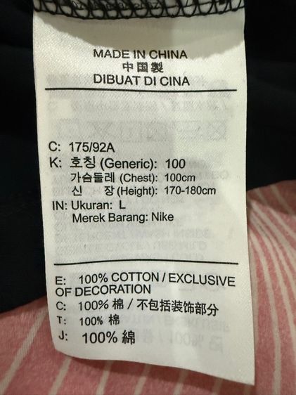ขายเสื้อ NIKE Tokyo แท้ สีดำ size L รูปที่ 5