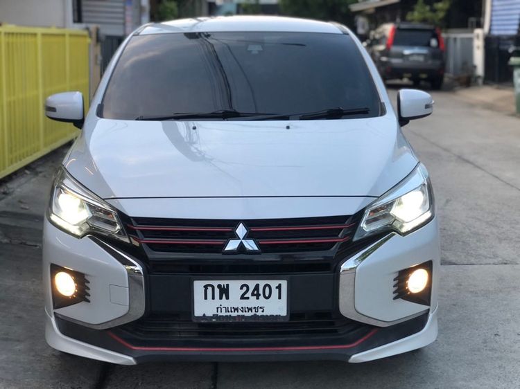 Mitsubishi Attrage 2019 1.2 GLS Limited Sedan เบนซิน เกียร์อัตโนมัติ ขาว รูปที่ 3