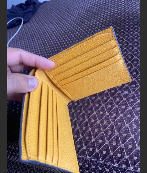 กระเป๋าสตางค์ หนังสีน้ำตาล