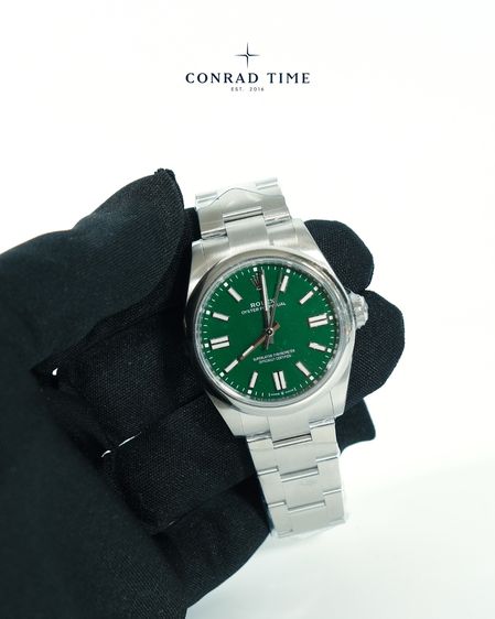 New Rolex Oyster Perpetual 134300 Green Dial Oyster Steel 2026 41mm. Fullset  รูปที่ 14