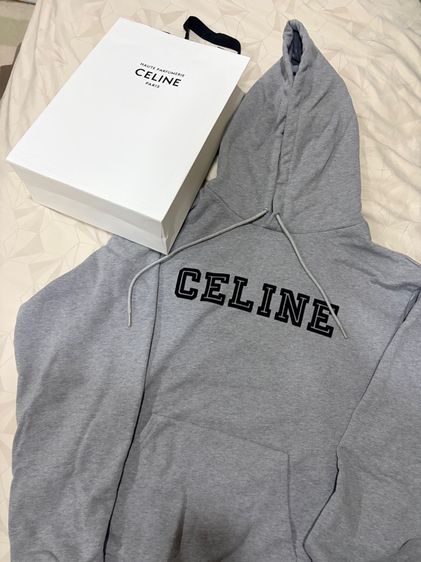 เสื้อฮู้ด Celine สีเทา รูปที่ 2