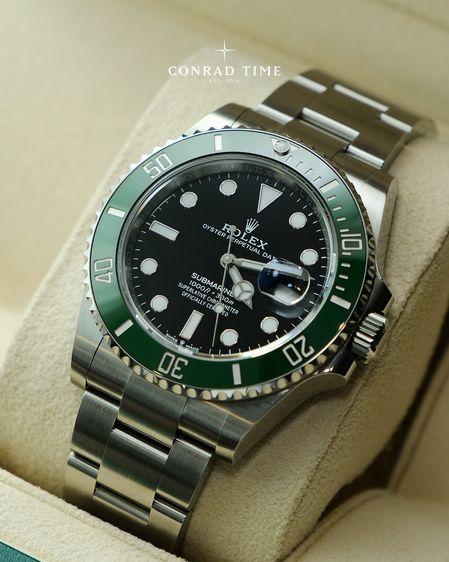 New Rolex Submariner 126610LV Starbucks" Black Dial Oyster Steel 2026 41mm.  Fullset  รูปที่ 4