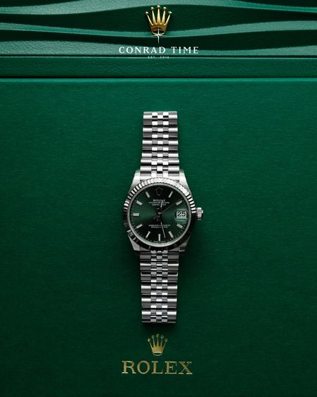New Rolex Datejust 278274 Mint Green Dial White Gold Jubilee 2026 31mm. Fullset 100