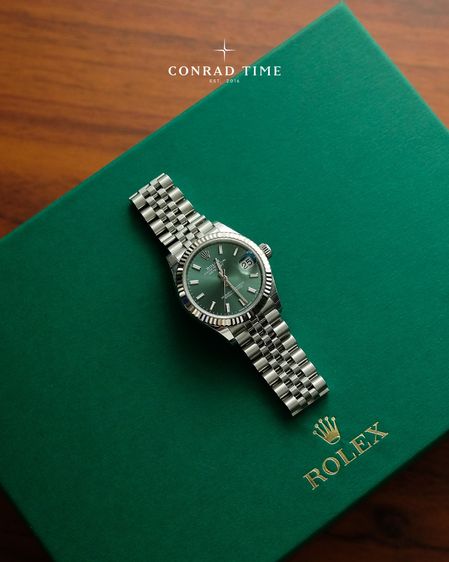 New Rolex Datejust 278274 Mint Green Dial White Gold Jubilee 2026 31mm. Fullset 100 รูปที่ 2