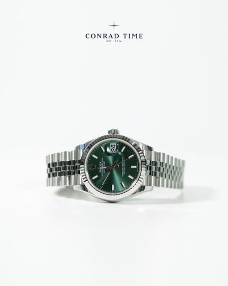 New Rolex Datejust 278274 Mint Green Dial White Gold Jubilee 2026 31mm. Fullset 100 รูปที่ 5