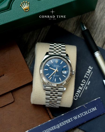 New Rolex Datejust 126334 Blue Dial Jubilee 2026 41mm. Fullset 100 รูปที่ 6