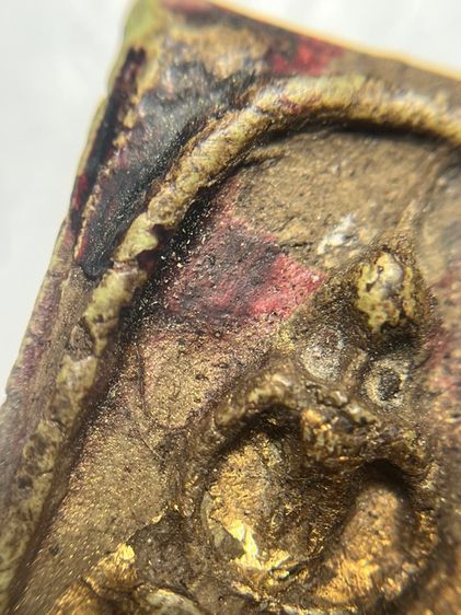 พระสมเด็จวัดระฆังพิมพ์ฐานแซมลงรักสองสีปิดทอง รูปที่ 5