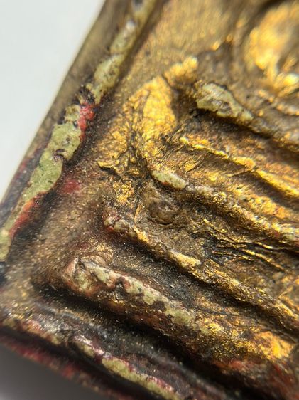 พระสมเด็จวัดระฆังพิมพ์ฐานแซมลงรักสองสีปิดทอง รูปที่ 9