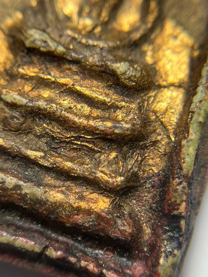 พระสมเด็จวัดระฆังพิมพ์ฐานแซมลงรักสองสีปิดทอง รูปที่ 8